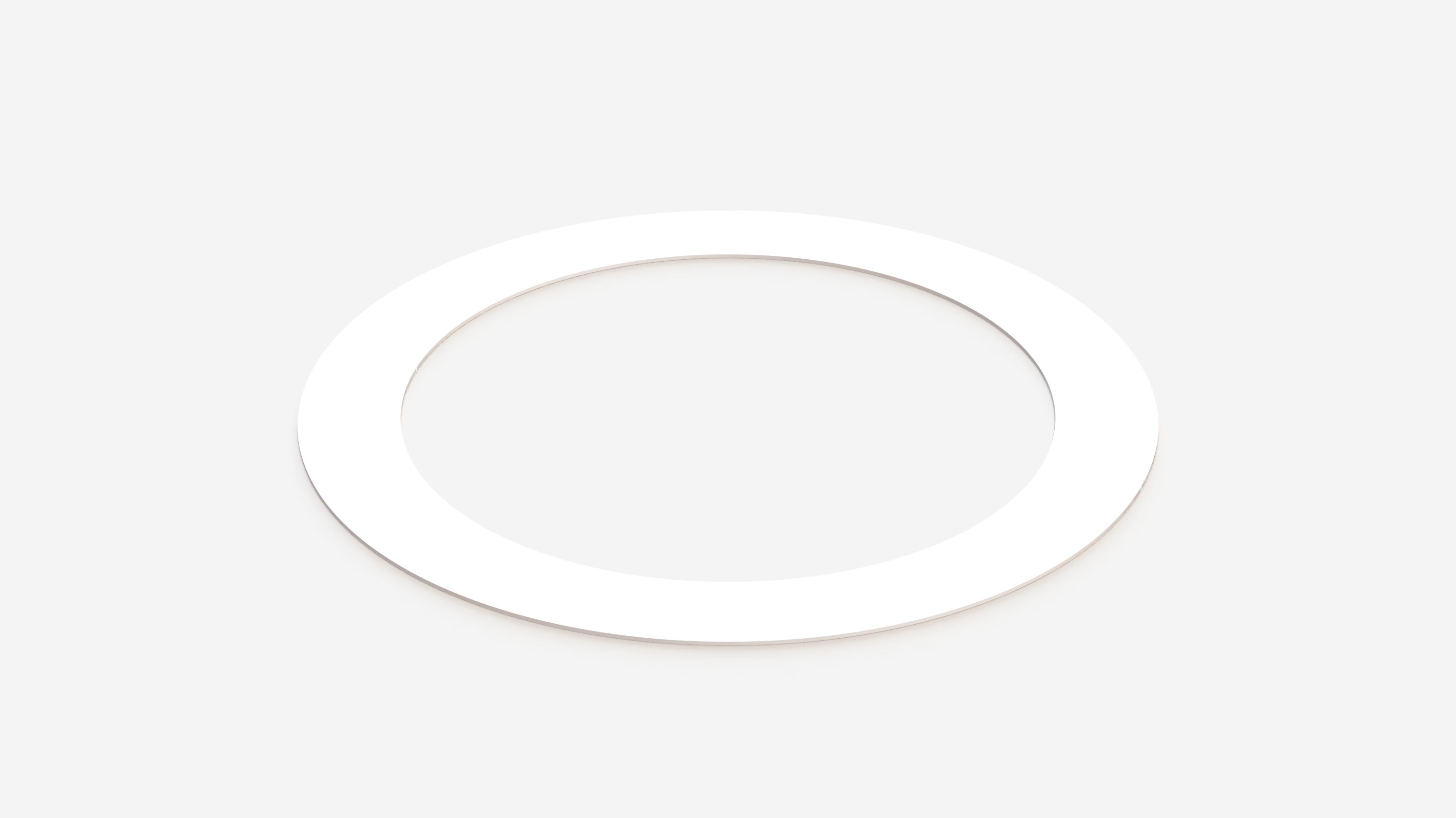 Retrofit Ring Alu Ø160/210 White RAL9016