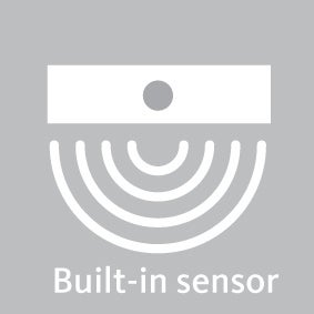 Built in sensor.