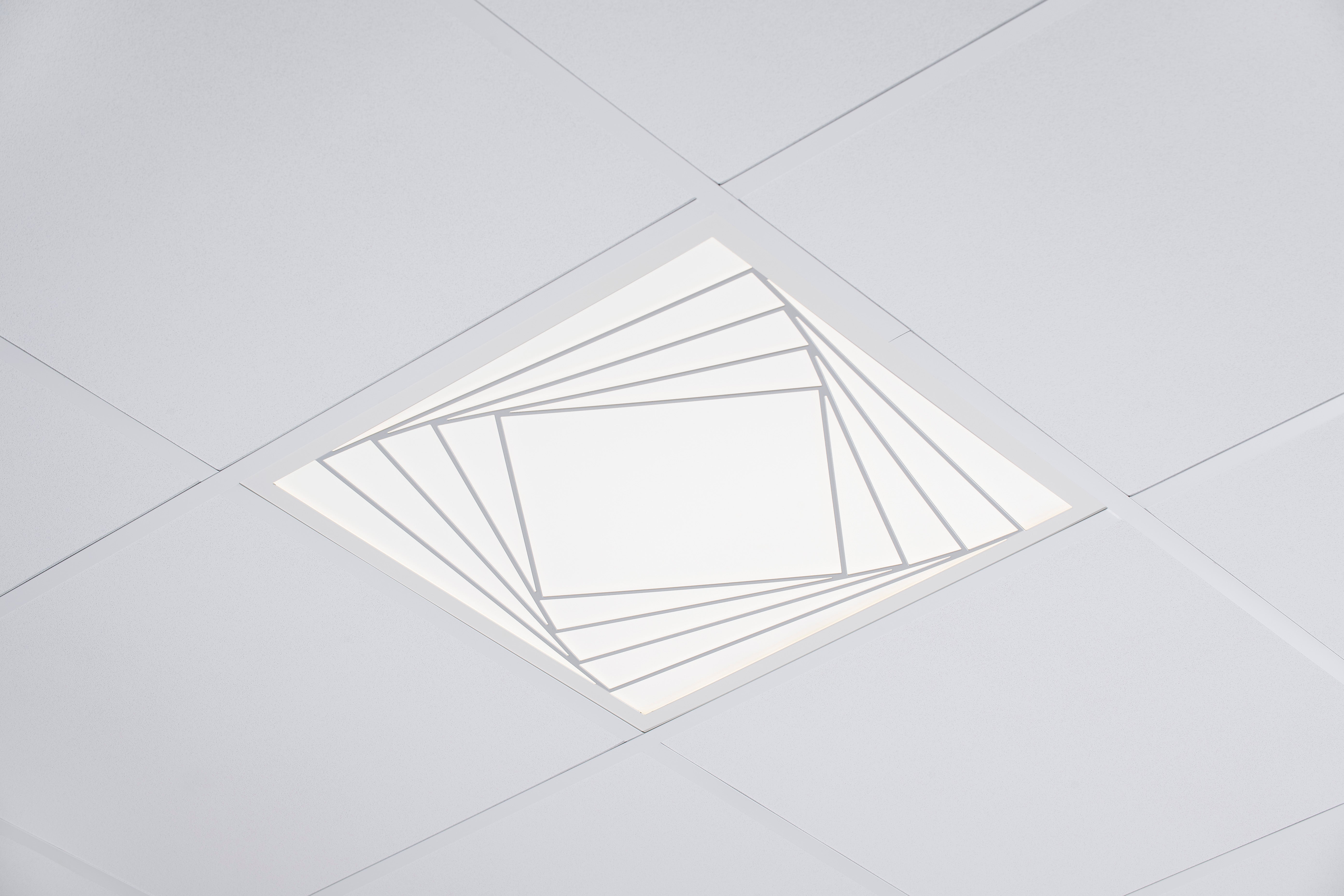 Dekormuster Twist für Lunaria 595x595 RAL9016