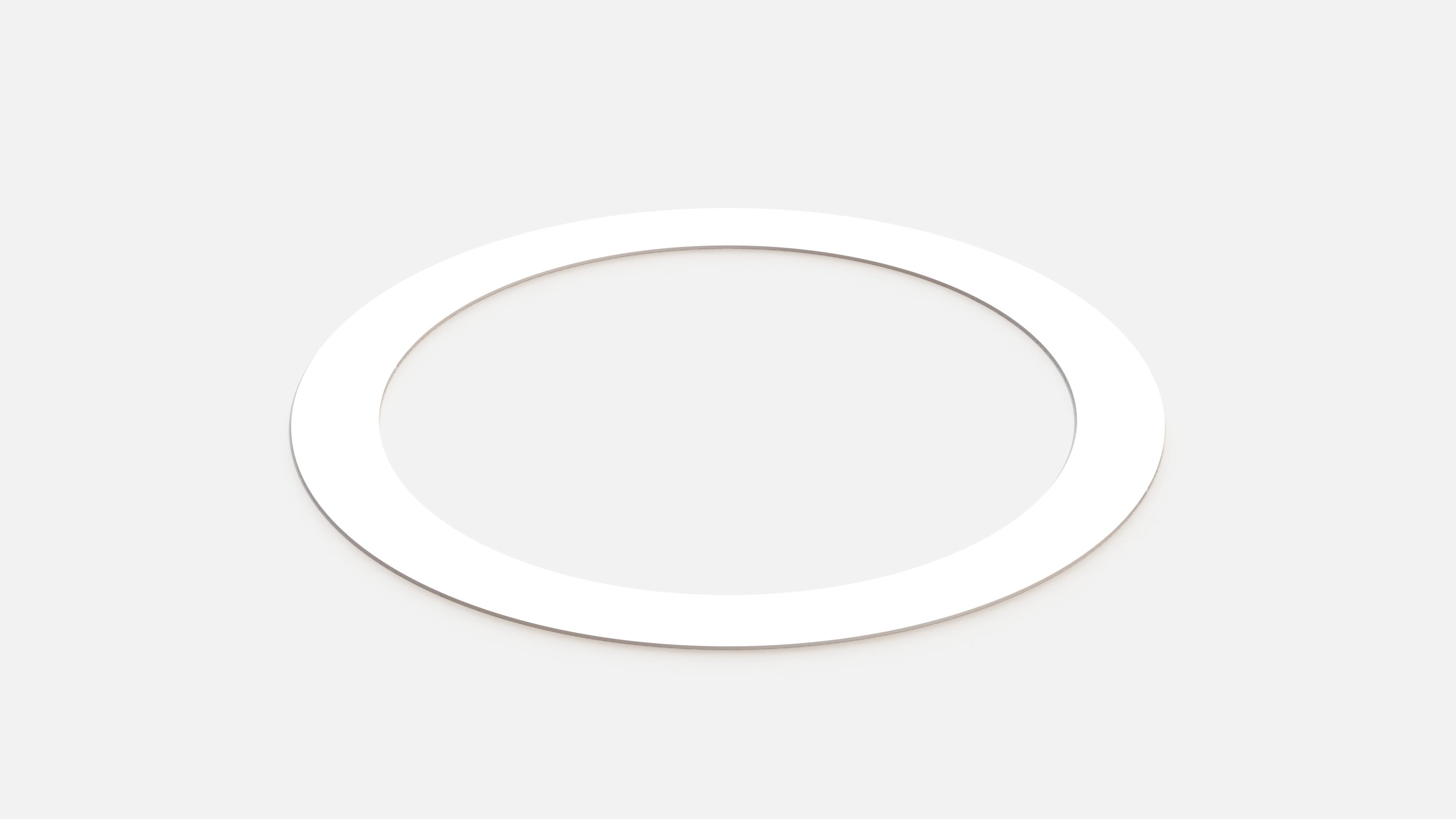 Retrofit Ring Alu Ø180/230 White RAL9010