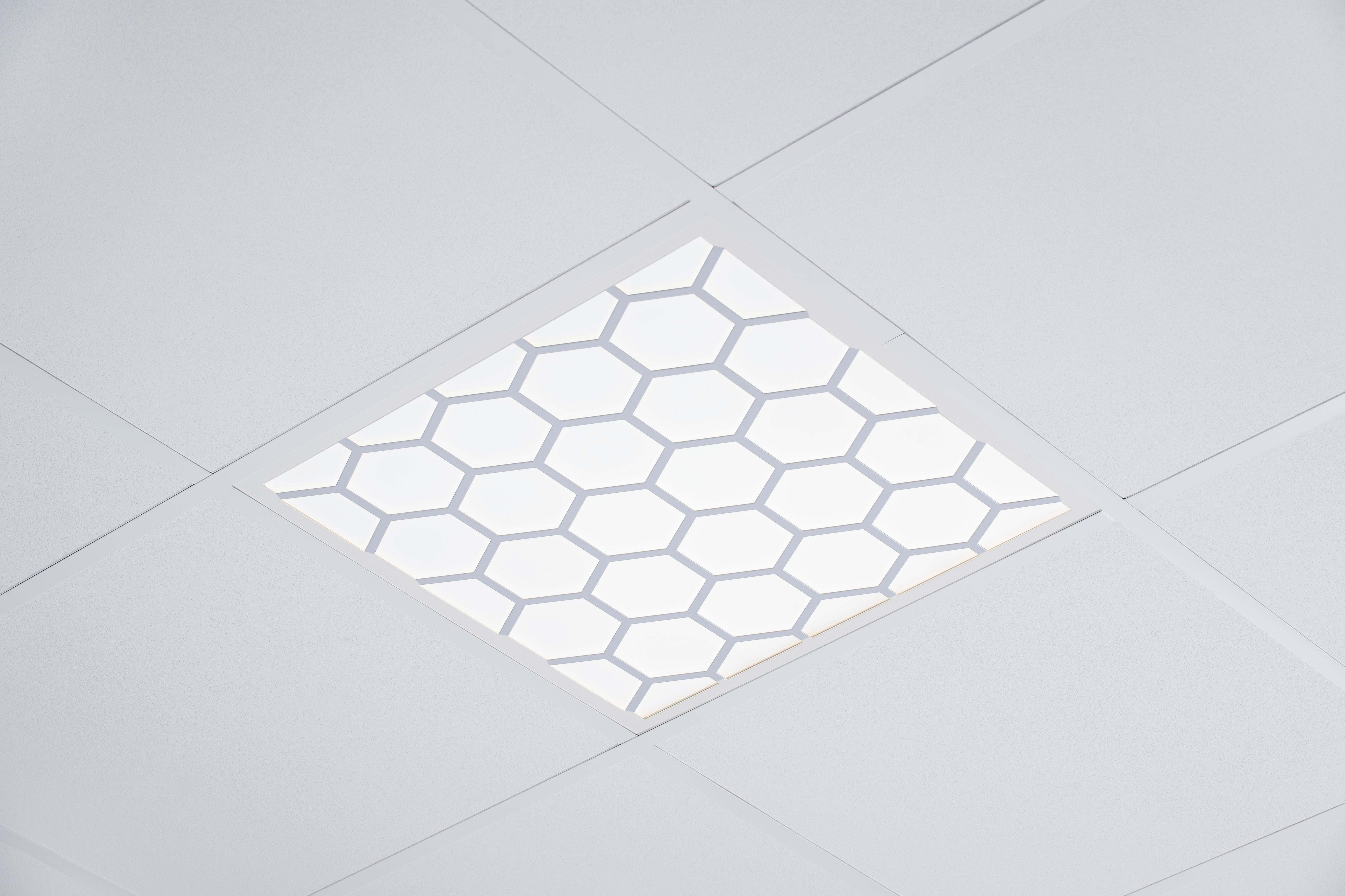 Decor Hexagon for Lunaria 595x595 RAL9016