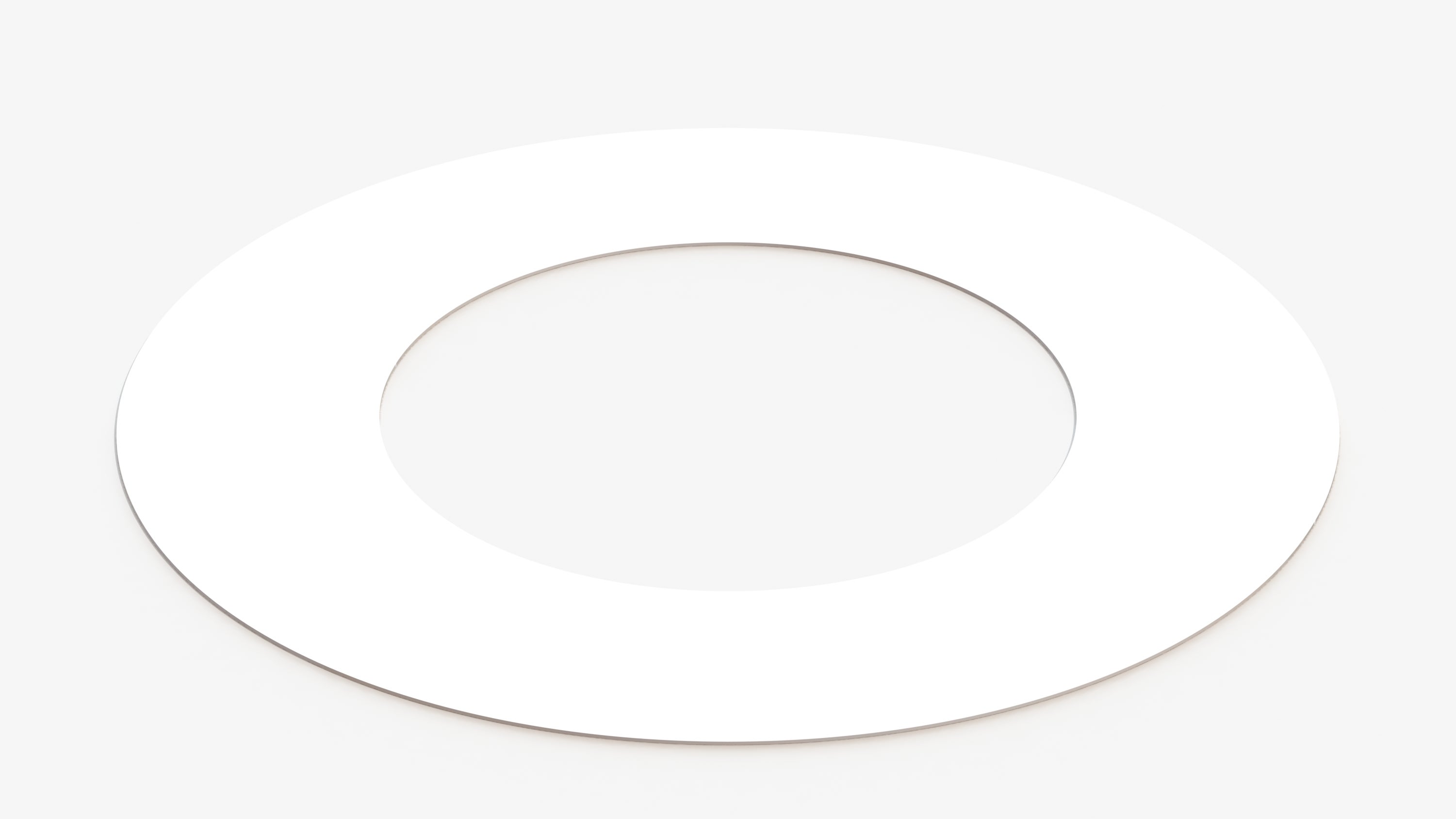 Retrofit Ring Alu Ø135/235 White RAL9010