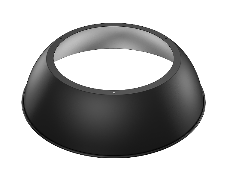 High bay Alu reflector black 90° 120W